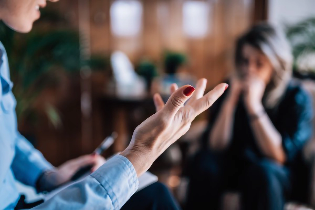 Image of a person speaking